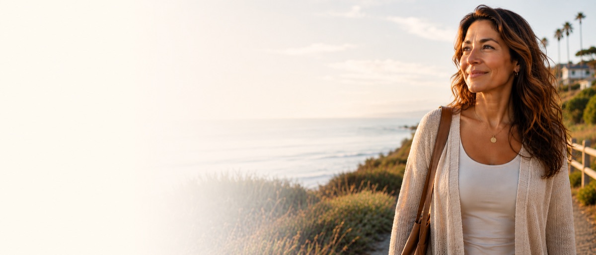 A serene walk along a coastal path