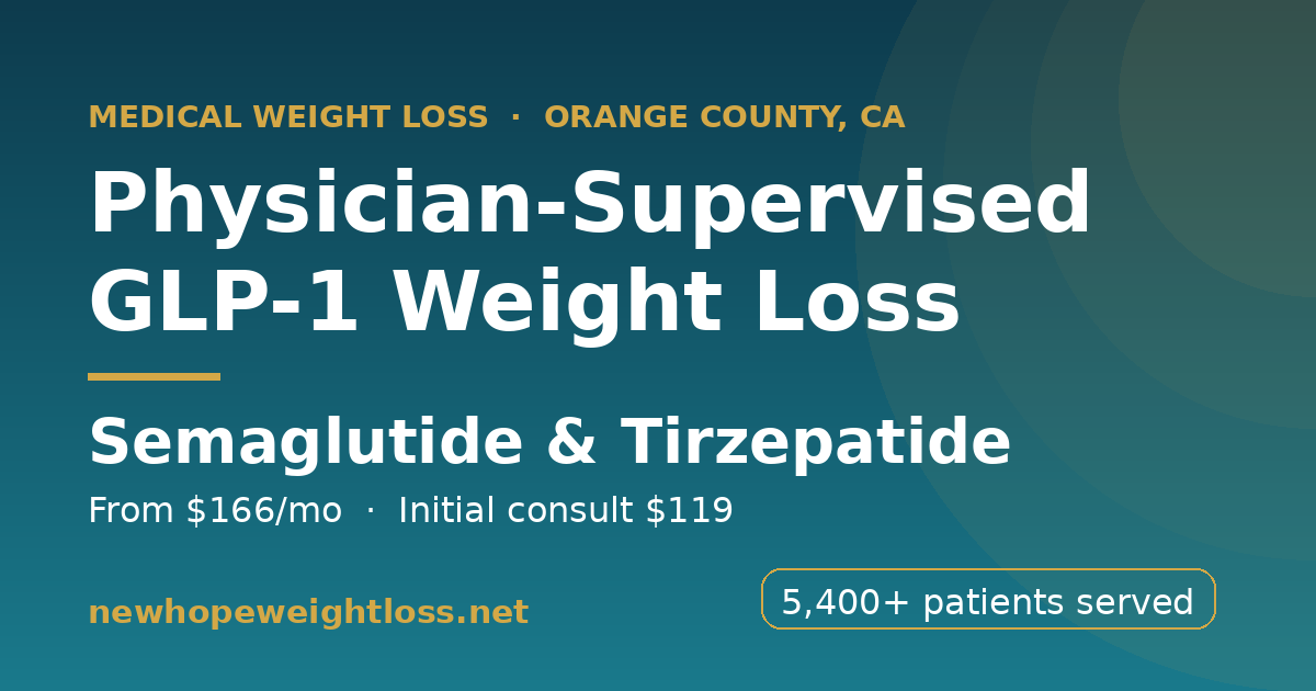semaglutide huntington beach Medical Weight Loss Huntington Beach, CA | Semaglutide from $166/mo